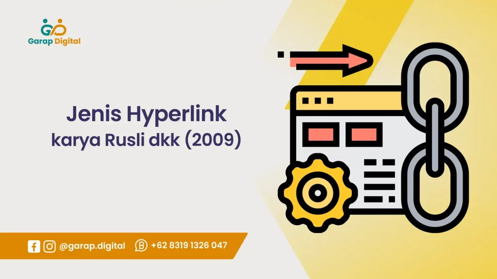 Jenis Hyperlink menurut Rusli dkk (2009)