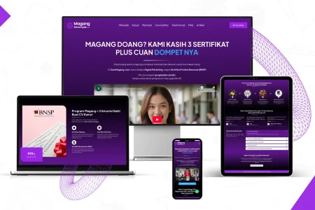 landing page bisnis