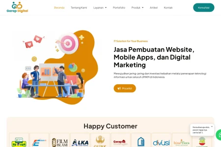 layanan pembuatan website